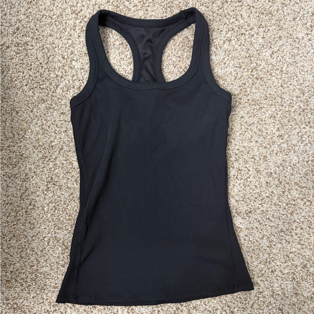 Alo Yoga Ribbed Aspire Full Length Tan